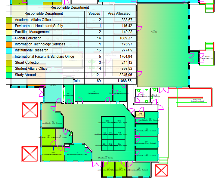 Floorplan for UC 409